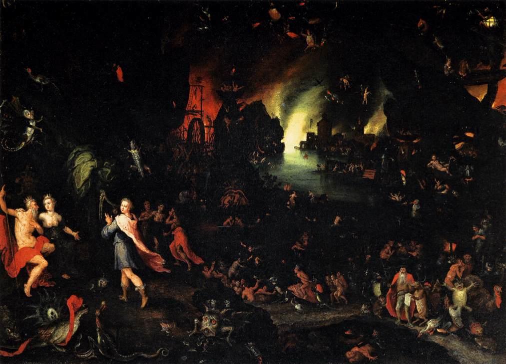Orpheus in the Underworld by Jan Brueghel (I)