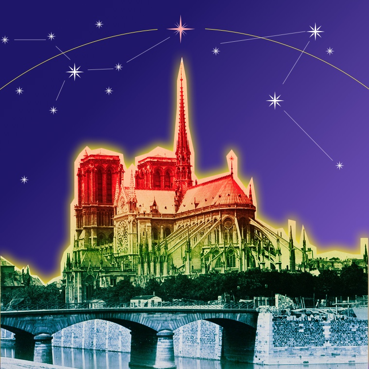 Influence of the Fixed Stars, an astrological interpretation of Notre-Dame de Paris fire, 15 April 2019