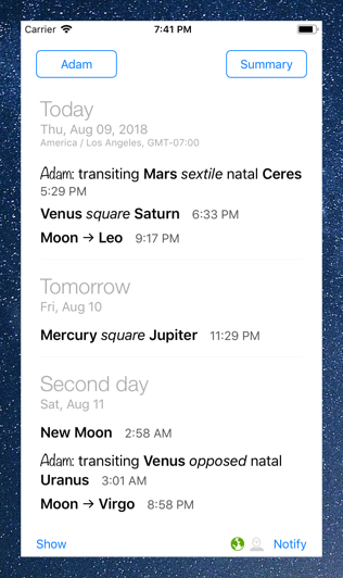 Time Nomad upcoming events